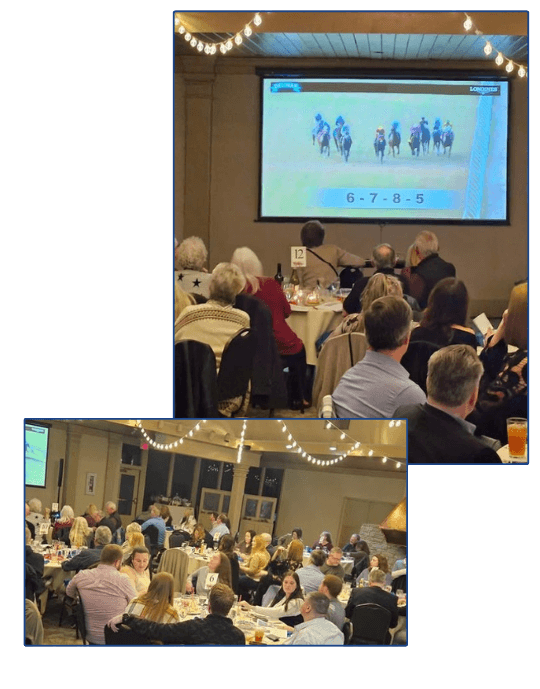 Springboro Rotary's 2025 Night at the Races Horse Racing Competition event.