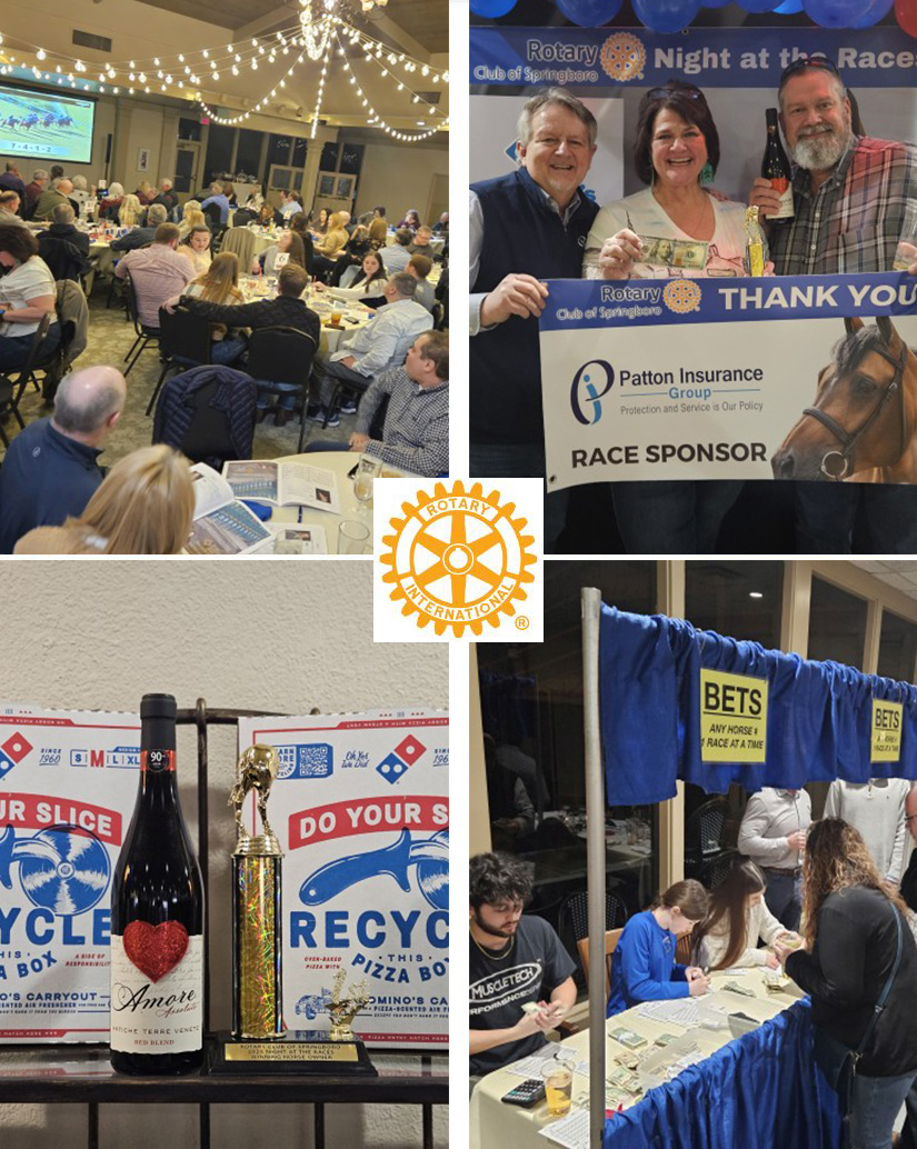 Springboro Rotary's 2026 Night at the Races Fundraiser